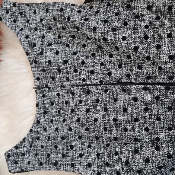 Modcloth Womens Polka Dot Fit & Flare Scoopneck Dress - Picture 6 of 6